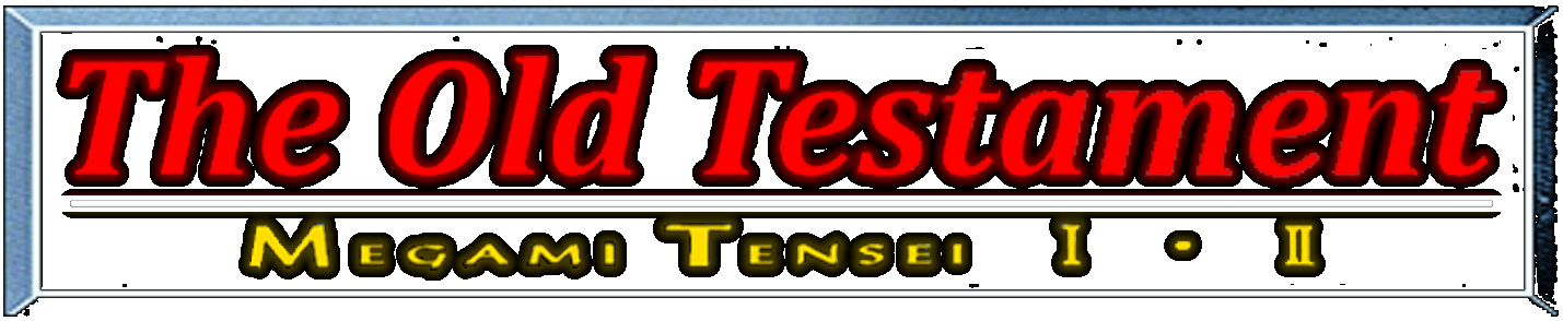 Kyuuyaku Megami Tensei logo for Super Famicom